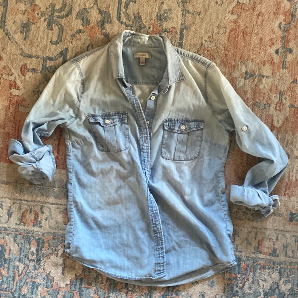 J. Crew chambray shirt